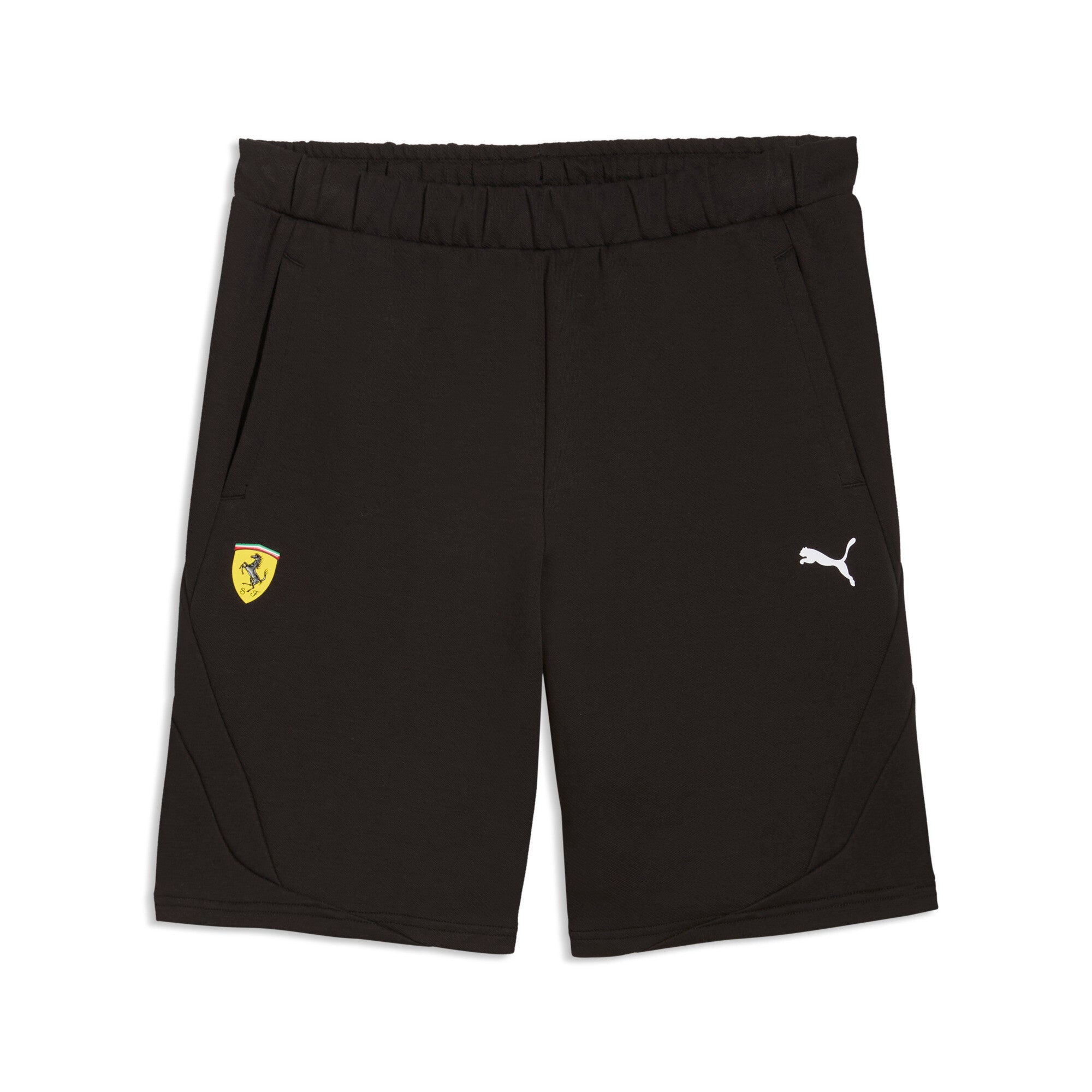 PUMA scuderia ferrari PM1 shorts men in black — front view