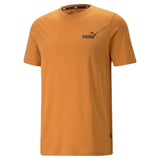 Puma essentials small logo tee men in beige - Front View