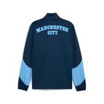 Puma manchester city ftblNRGY+ jacket in marine blue and blazing blue - Back View