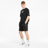 Puma downtown graphic men's tee in black - Model Shot 03