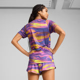 Puma VELOCITY all-over-print running tee in wild berry - Model Shot 02