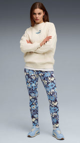 PUMA ESSENTIALS nature 2.0 leggings - cool blue
