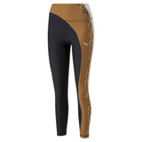 Puma training safari glam high waisted full length leggings in black - Front View