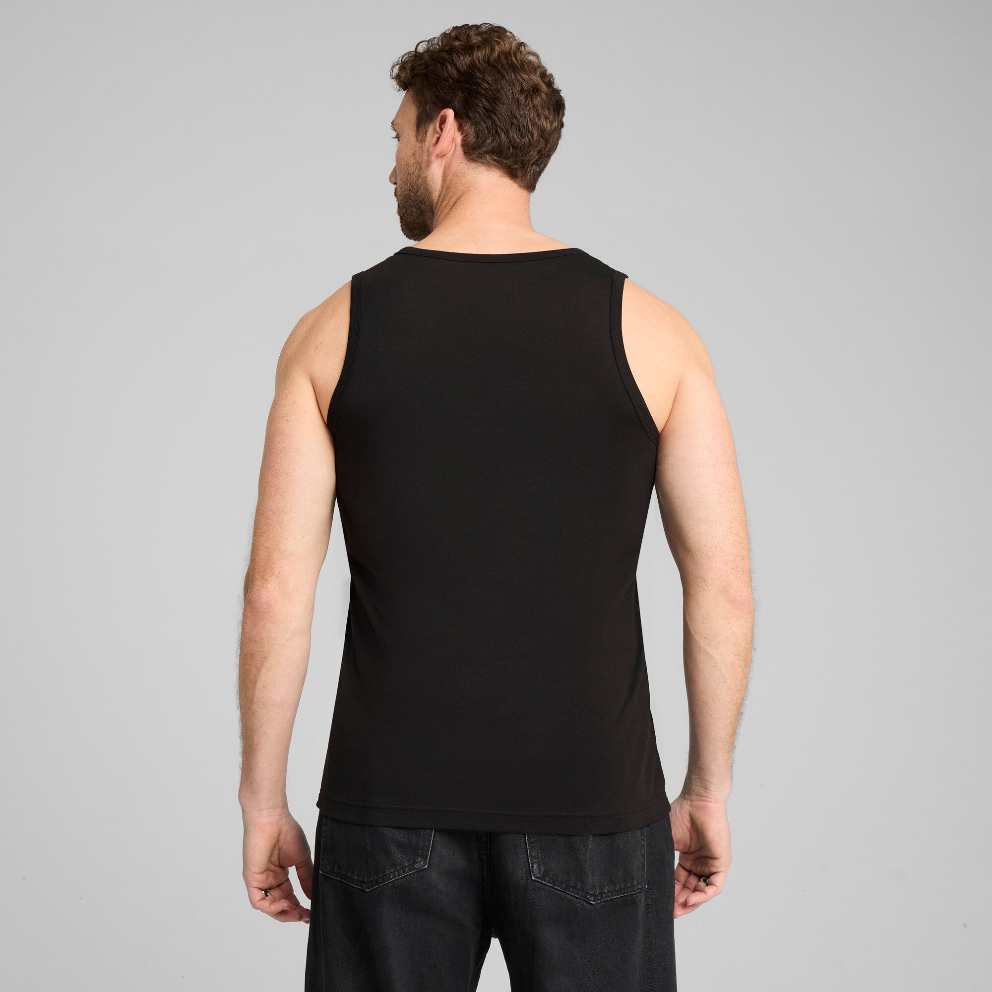 PUMA ESSENTIALS no. 1 logo tank - black