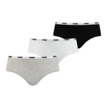 Puma hipster underwear women (3-pack) in white - Back View