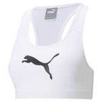 Puma mid impact 4keeps training bra in black - Front View