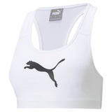Puma mid impact 4keeps training bra in black - Front View
