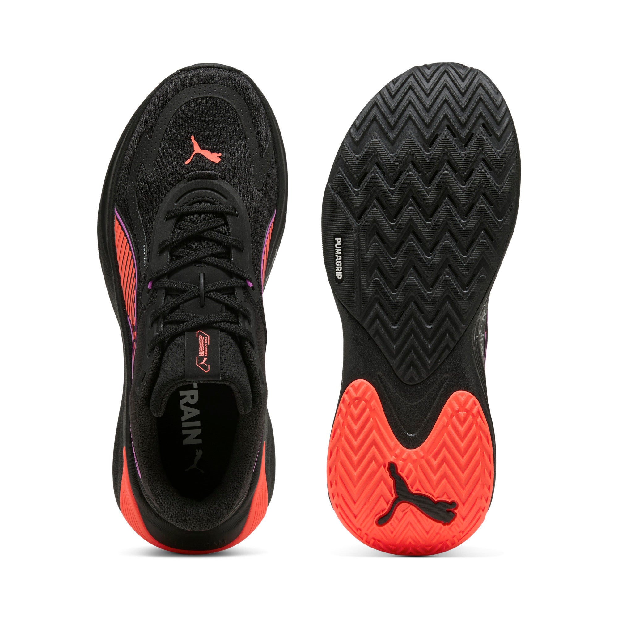 Puma PWR hybrid training shoes in black - Side View 02
