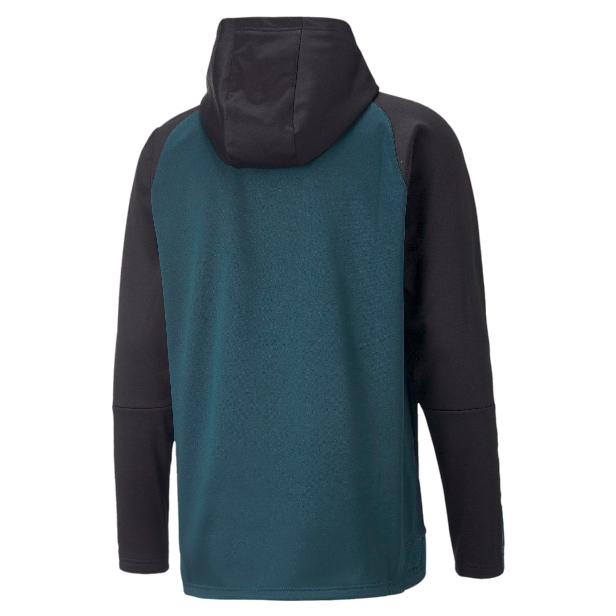 Puma training train off season hoodie in green - Back View