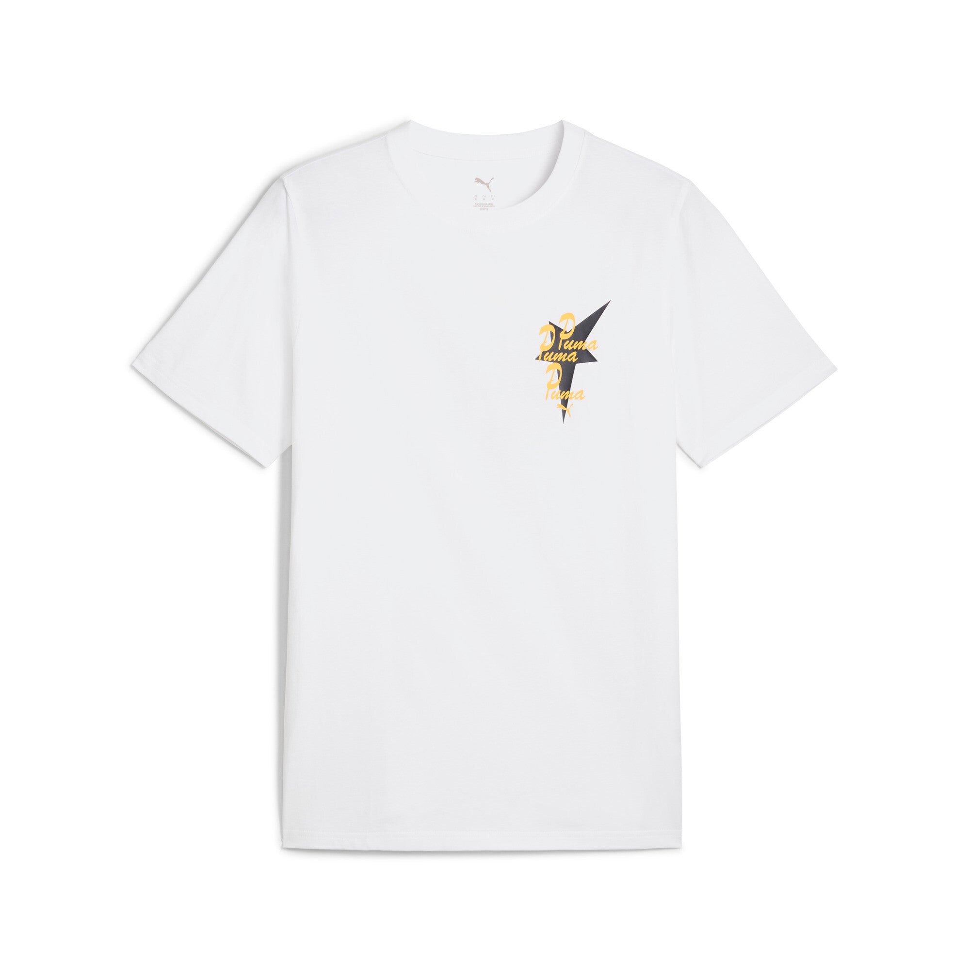 Puma road to unity graphic tee in white - Front View