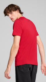 Puma scuderia ferrari hp race coloured big shield tee in black - Model Shot 02
