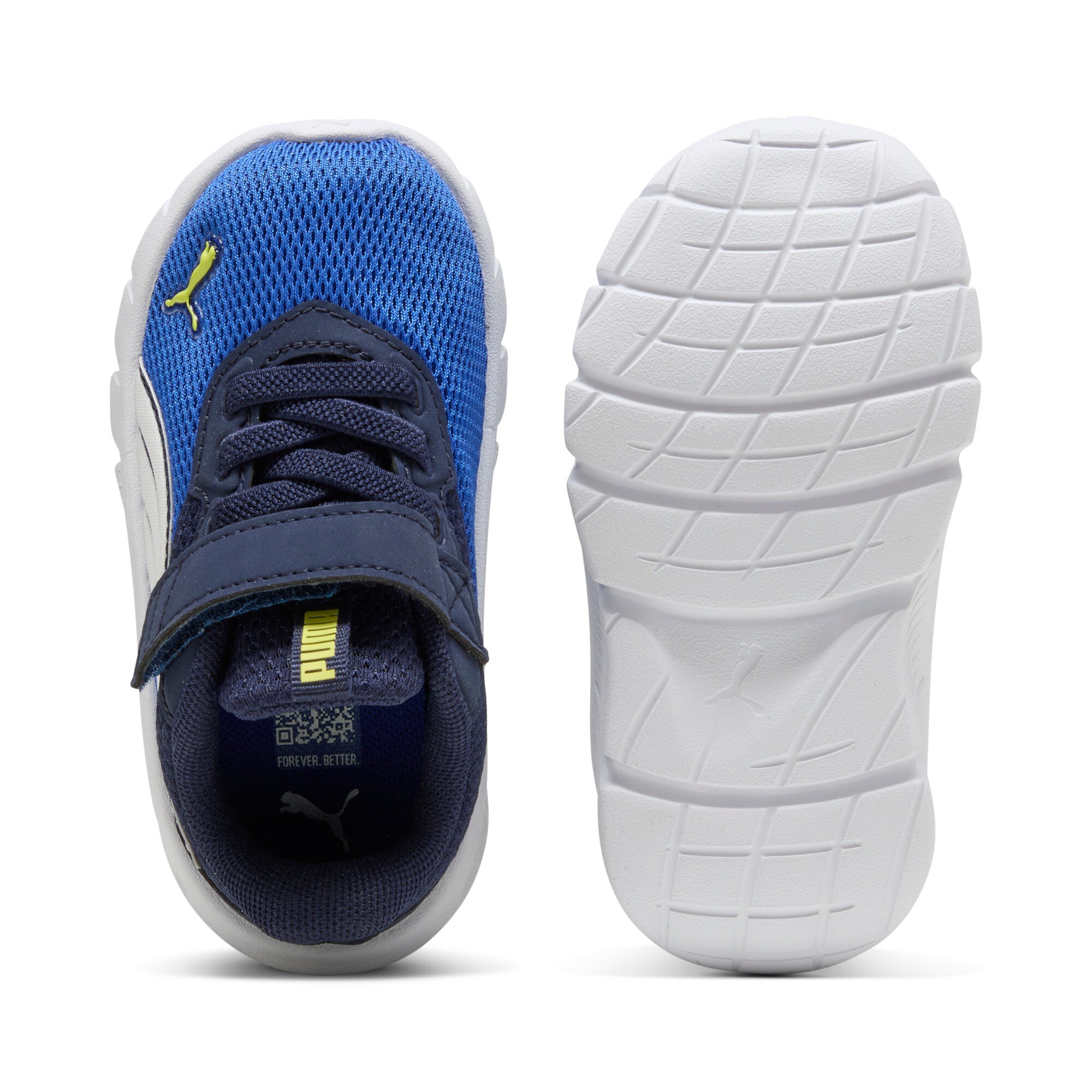 Puma flexfocus modern sneakers toddler in blue - Side View 02