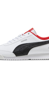 Puma scuderia Ferrari roma via sneakers in white and black - Side View 01