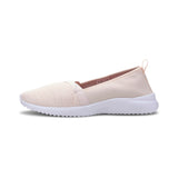 Puma adelina slip-on women's trainers in black - Side View 01