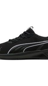 Puma Softride harli running shoes in black and cool weather - Side View 01