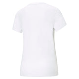 Puma essentials logo tee women in white - Back View