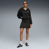 PUMA PUMATECH sense oversized windbreaker women in black — model shot 3