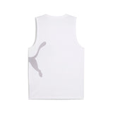 PUMA TRAIN ALL DAY big logo tank - white