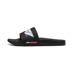 Puma formula 1® leadcat 2.0 logo slides in black and white - Side View 02