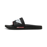 Puma formula 1® leadcat 2.0 logo slides in black and white - Side View 02