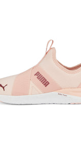 Puma better foam prowl slip on women's training shoes in pink - Side View 01