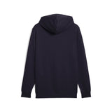 Puma essentials no. 1 logo hoodie in black - Back View
