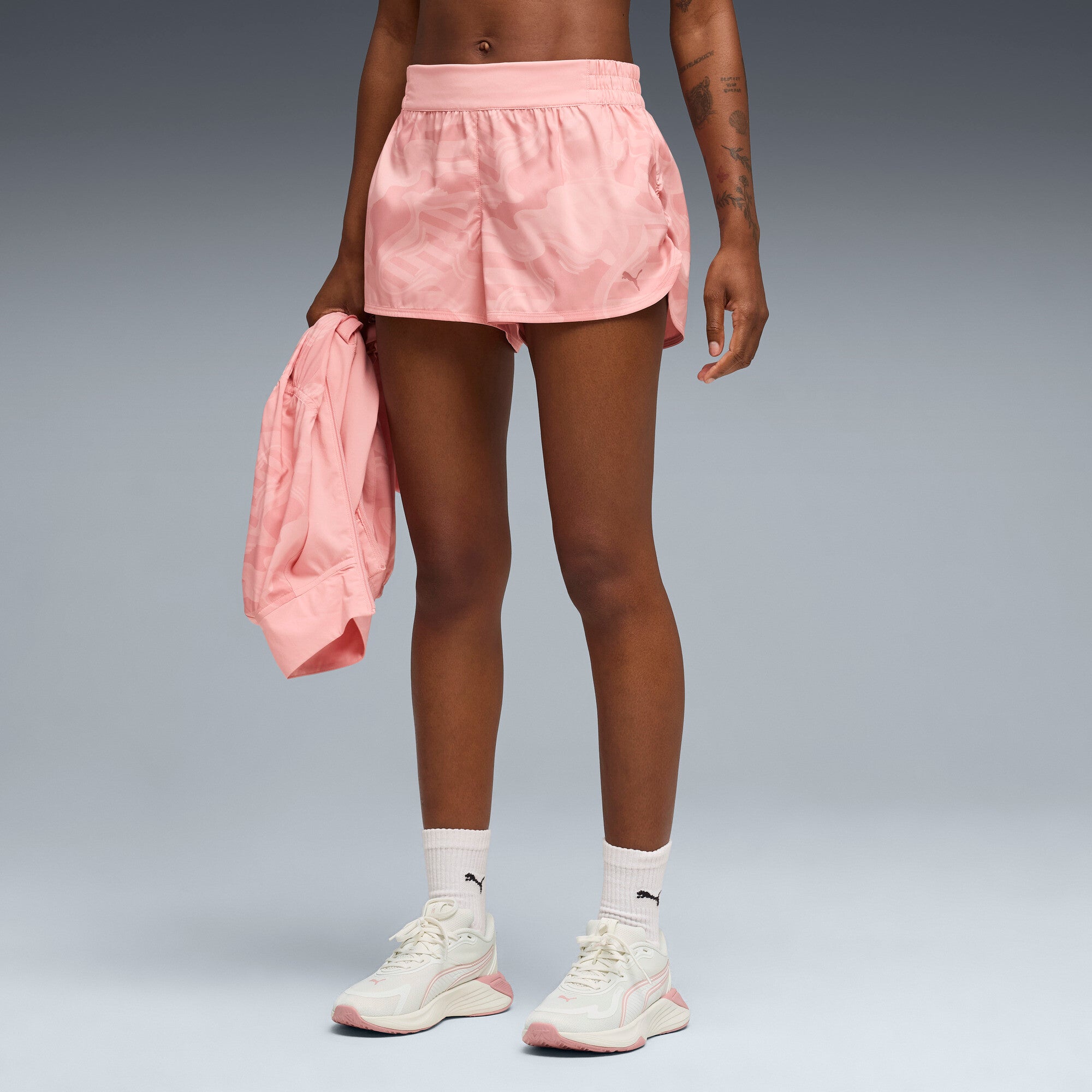 PUMA league 3" training shorts women in rosy outlook