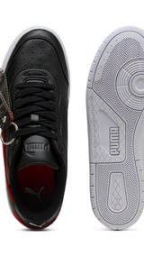 Puma F1® ca match sneakers in black and pop red - Side View 02