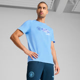 Puma football manchester city ftblNRGY tee in blue - Model Shot 01