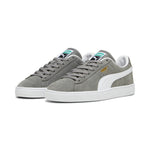 Puma suede classic sneakers in cast iron and white - Front View