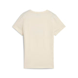 Puma super puma graphics tee in alpine snow - Back View