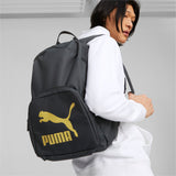 Puma originals urban backpack in black - Model Shot 01