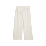Puma wardrobe essentials low rise popper pants in white - Back View