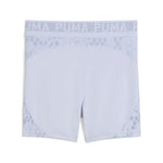 Puma lace high-waisted 5" short tights in cool weather - Back View
