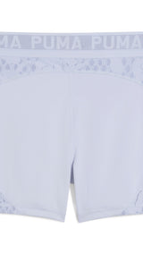 Puma lace high-waisted 5" short tights in cool weather - Back View