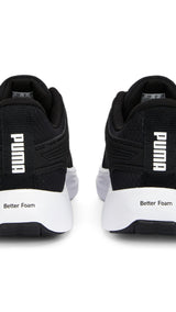 Puma better foam legacy running shoes in black - Back View
