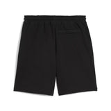 PUMA WARDROBE ESS relaxed shorts 7" men in black — back view