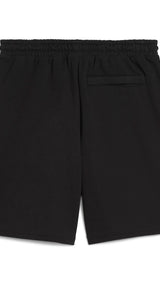 PUMA WARDROBE ESS relaxed shorts 7" men in black — back view