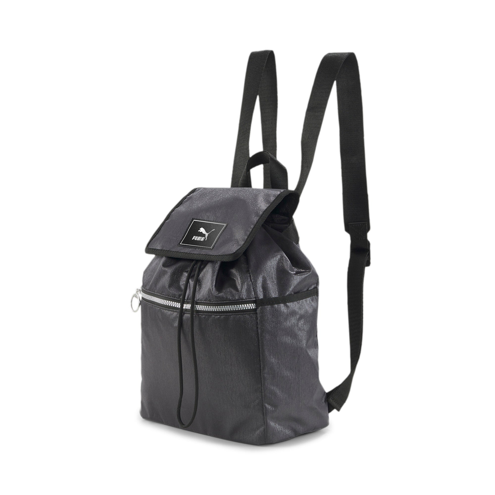 Puma prime time backpack in black - Front View