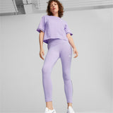 Puma power tape leggings women in purple - Model Shot 01