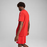 Puma essentials tape tee in for all time red - Model Shot 02