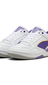 Puma rebound retro sneakers in white - Front View