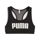 Puma 4keeps bra in black and white - Front View