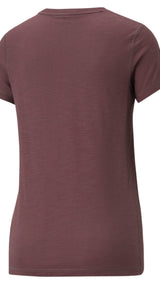 Puma performance logo training tee women in black - Back View