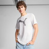 Puma graphics cat logo tee in white - Model Shot 01