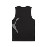 PUMA TRAIN ALL DAY big logo tank - black