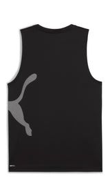PUMA TRAIN ALL DAY big logo tank - black