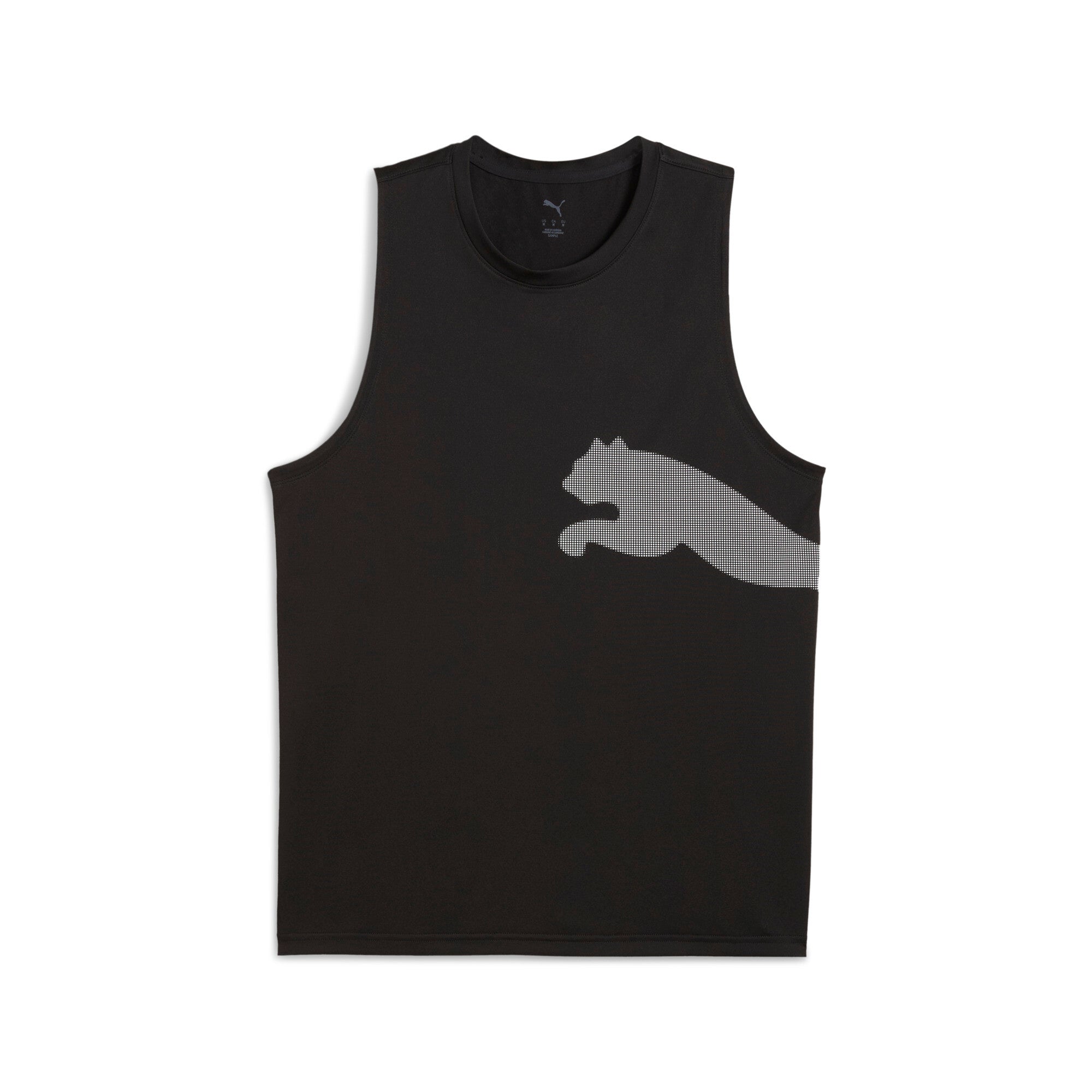 PUMA TRAIN ALL DAY big logo tank - black