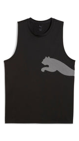 PUMA TRAIN ALL DAY big logo tank - black