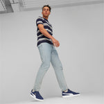 Puma smash 3.0 buck sneakers in black - Model Shot 02